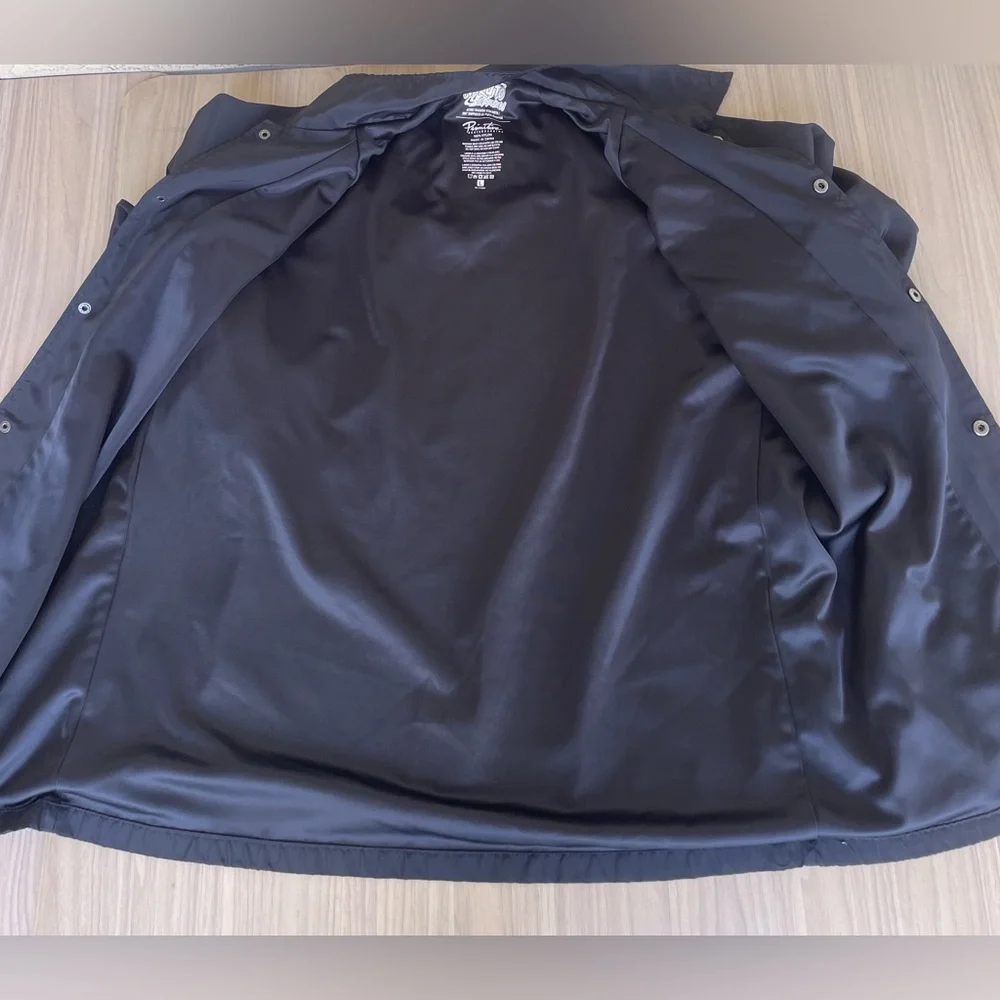 Naruto Shippuden Stylish Navy Windbreaker with Orange Accent